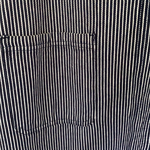 Roxy Navy and White stripped overall dress - Picture 2 of 4